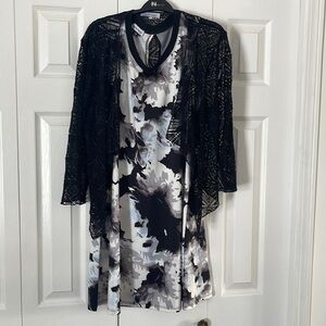 Marie Claire Dress With crochet Top Size L❤️‍🔥❤️‍🔥